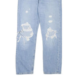 LEVI'S 501 Big E Womens Jeans Blue Light Denim Regular Straight Stone Wash W26