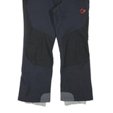 MAMMUT Womens Blue & Black Polyester Blend Relaxed Straight Trousers W30 L29