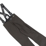 COLMAR Womens Black Dungarees Relaxed Polyester Blend XS W24 L27 Branded Straps