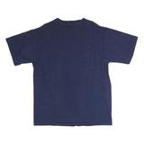 MAJESTIC Mens Blue Safeco Field Graphic T-Shirt L Short Sleeve Crew Neck Cotton