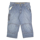 CAMEL ACTIVE Mens Denim Blue Casual Shorts L W36 Cotton Blend Lightweight