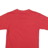 NHL Womens Red Canadiens Graphic T-Shirt M Short Sleeve Crew Neck Cotton Blend