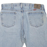 WRANGLER Mens Denim Blue Cotton Blend Casual Shorts XL W38 Relaxed Fit