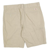 DICKIES Mens Shorts Beige Casual XL W40 Cotton Blend Regular Fit Workwear