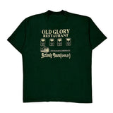 Amazing Feet Running Club Fruit Of The Loom Single Stitch T-Shirt - XL Green Cotton Blend