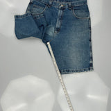 Wrangler Denim Shorts - 32W 9L Blue Cotton