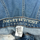 Northwest Territory Denim Shorts - 36W 8L Blue Cotton