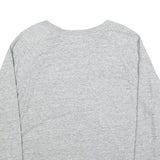 LEVI'S Womens Grey Sweatshirt Crew Neck 2XL Cotton Blend Logo Pullover