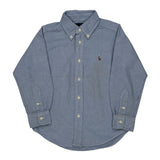Age 4 Ralph Lauren Shirt - XS Blue Cotton