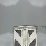 True Religion Contrast Stitch Jeans - 27W UK 8 Grey Cotton