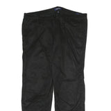 NAUTICA Mens Cotton Blend Black Regular Zip Trousers W36 L26 Classic Straight