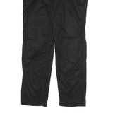NAUTICA Mens Cotton Blend Black Regular Zip Trousers W36 L26 Classic Straight