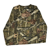 Mossy Oak Long Sleeve T-Shirt - 2XL Brown Cotton Blend