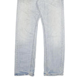 CARHARTT Mens Regular Fit Blue Cotton Blend Straight Leg Trousers W34 L34