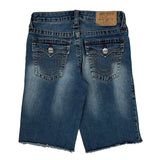 Age 12 True Religion Denim Shorts - Large Blue Denim