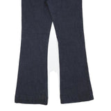 Womens Blue Regular Fit Straight Denim Jeans W32 L29 Cotton Blend Zip