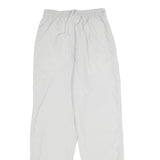 MCKINNEY Womens White Regular Fit Straight Polyamide Trousers W26 L32 Casual