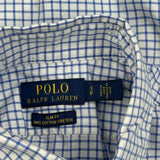 Polo By Ralph Lauren Checked Shirt - Small Blue Cotton