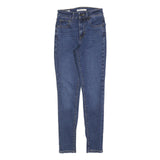 LEVI'S 721 BIG E Womens Slim Skinny Denim Raw W24 L28 Classic Cotton Blend Jeans