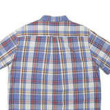 CHAPS Mens Blue & Red Check Shirt XL Button-Down Collared Cotton Casual
