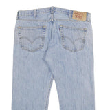 LEVI'S 501 Mens Jeans Blue Classic Straight Denim Medium W40 L25 Button Closure