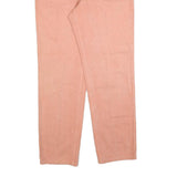 CALVIN KLEIN Womens Jeans Pink Regular Straight Denim W28 L29 Cotton Blend Zip