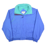 MCGREGOR Womens Blue Jacket XL Polyester Blend Plain Zip Casual Outerwear