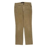 Calvin Klein Jeans Cord Trousers - 31″ Waist Beige Corduroy