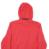 ASICS Womens Red Track Field Zip Jacket XS Polyester Blend Sport Outerwear