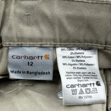 Age 12 Carhartt Trousers - Medium Beige Cotton Blend