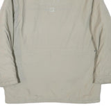 LOTTO Mens Beige Polyester Blend Zip Jacket XL Plain Lightweight Sports