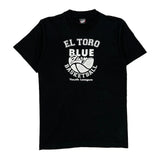 Single Stitch Screen Stars Jersey - Medium Black Cotton Blend