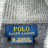 Polo By Ralph Lauren 1/4 Zip - 2XL Gray Wool