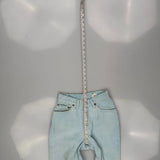 Made In USA 501 Levis Jeans - 23W 19L Light Wash Cotton