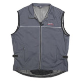 TCM Mens Grey Jacket XL Polyester Plain Zip Athletic Casual Lightweight