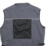 TCM Mens Grey Jacket XL Polyester Plain Zip Athletic Casual Lightweight