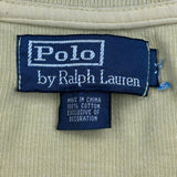 Polo By Ralph Lauren 1/4 Zip - XL Yellow Cotton
