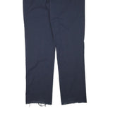 DICKIES Mens Cotton Blend Navy Regular Straight Trousers W38 L35 Workwear Zip