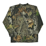 Vintage Mossy Oak Camo Long Sleeve T-Shirt - Large Camo Cotton