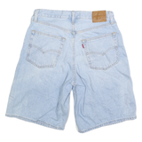 LEVI'S Womens Denim Blue Casual Shorts M W30 Classic Fit Cotton