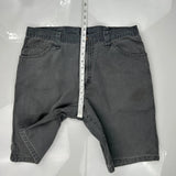Wrangler Carpenter Shorts - 34W 10L Gray Cotton