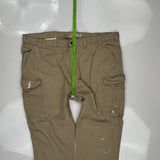 Carhartt Cargo Trousers - 44W 28L Khaki Cotton
