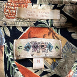 Campia Moda Floral Hawaiian Shirt - Medium Multicoloured Viscose