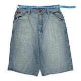 Ecko Unltd Denim Shorts - 31W 12L Light Wash Cotton