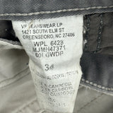 Wrangler Cargo Shorts - 34W 10L White Cotton