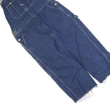 DICKIES Mens Blue Cotton Blend Dungarees Loose Denim XL W40 L23 Workwear