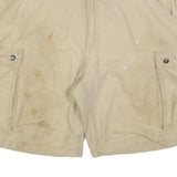 CARHARTT Mens Shorts Beige Cargo Casual Relaxed Fit L W36 Workwear Pocketed