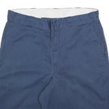 DICKIES Mens Shorts Blue Casual XL W38 Workwear Cotton Blend Straight Fit