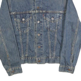 LEVI'S Womens Blue Denim Button Jacket S Cotton Classic Casual Lightweight