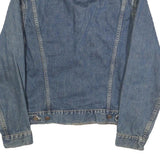 LEVI'S Womens Blue Denim Button Jacket S Cotton Classic Casual Lightweight